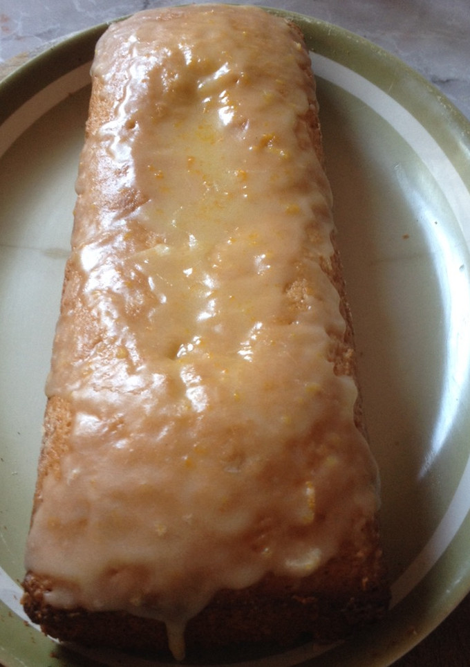 Una foto de Budin de Naranja Glaseado
