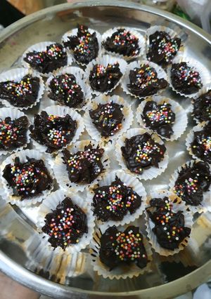 Foto resep Coklat valentine corn flakes