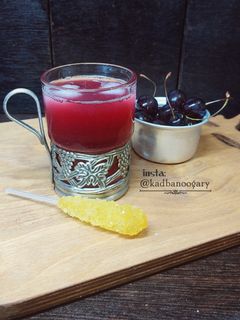 عکسی از دستور آیس تی آلبالو 🍒