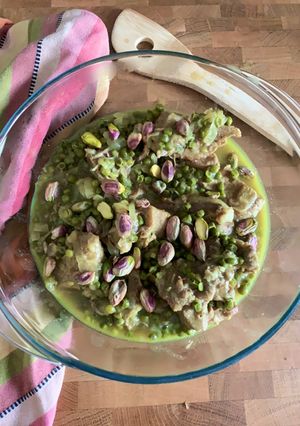 Une photo de ☆Curry de Veau Petit-pois et Pistache☆