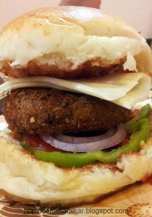 A picture of Bean Burger.