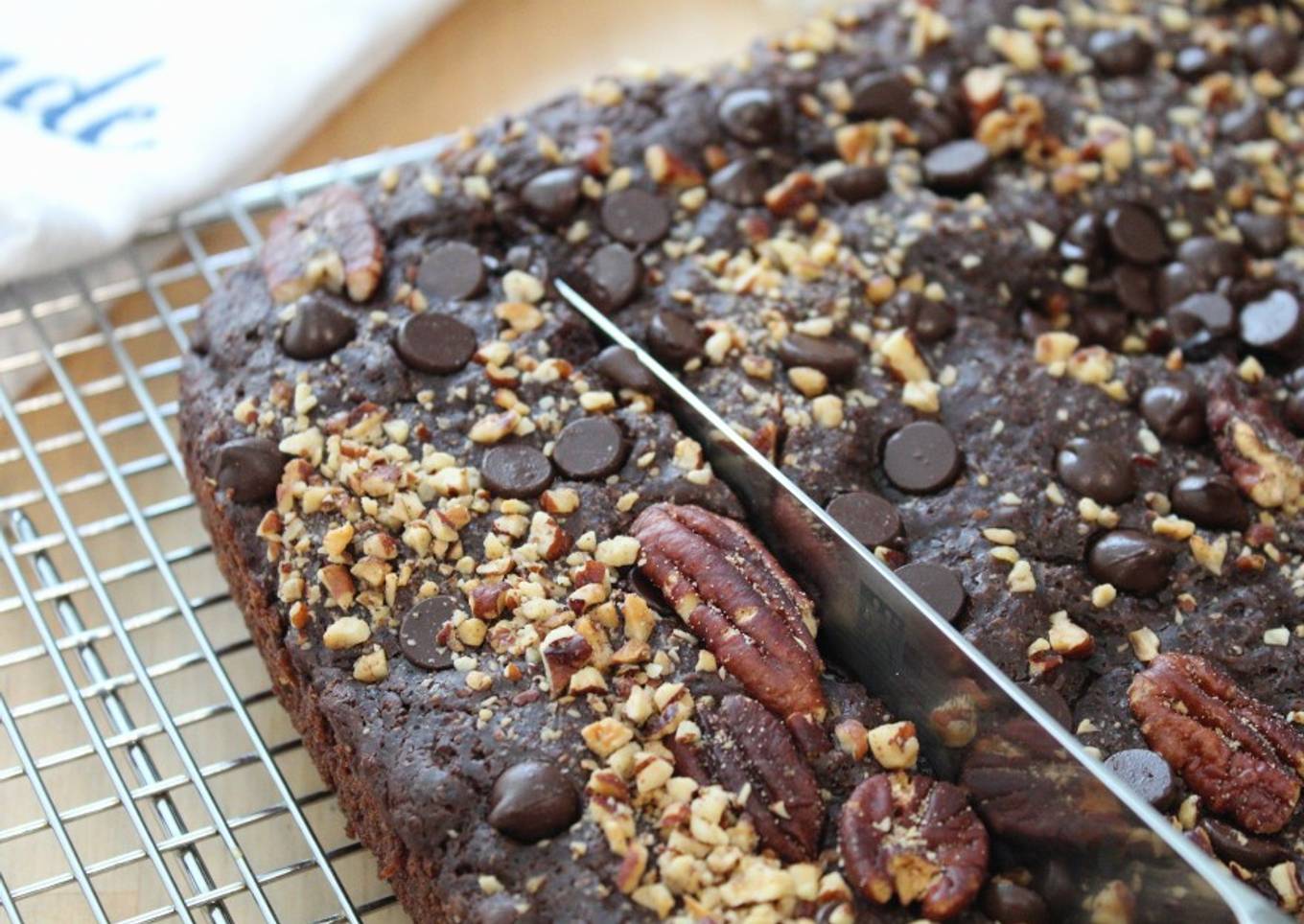 Eggless Vegan Fudgy Brownies