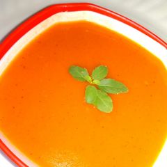 A picture of Tulsi Tomato soup.