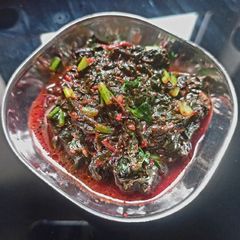 A picture of Lal saag.