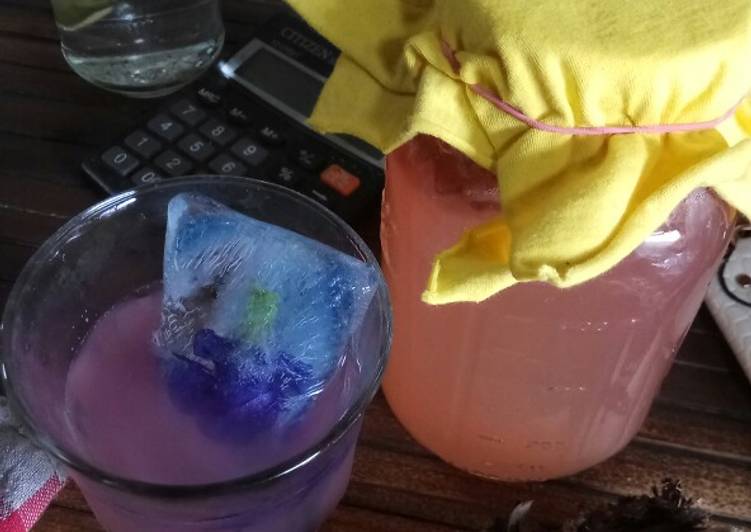 Resep Kombucha Kecombrang Es Batu Bunga Telang Martani Anti Gagal