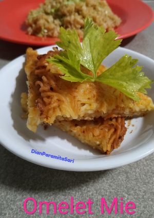 Foto resep Omelet mie