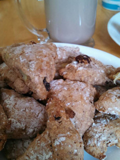 A picture of Banana Raisin Spelt Scone.