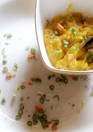 A picture of Sweet potatoes porridge.