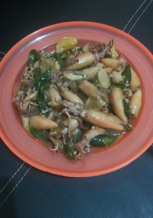 Foto resep Cumi cabe ijo