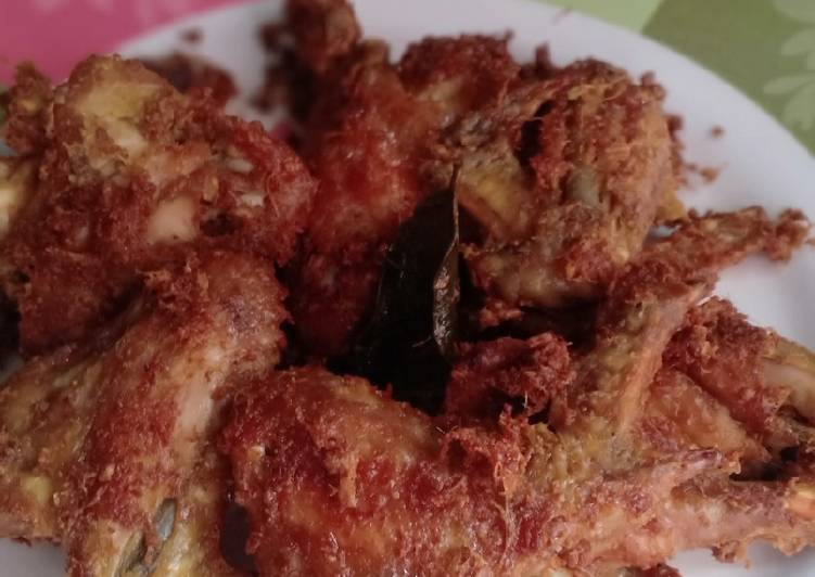 Resep Ayam goreng rempah Anti Gagal