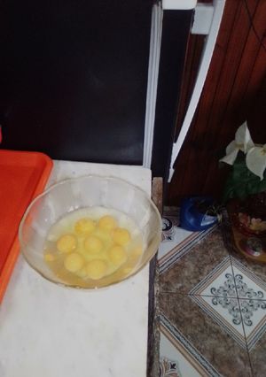 Una foto de Flan casero