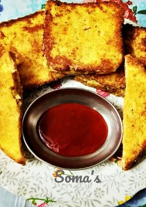 ডিম চিকেন টোস্ট(Egg Chicken toast recipe in Bengali) রেসিপির প্রধান ছবি