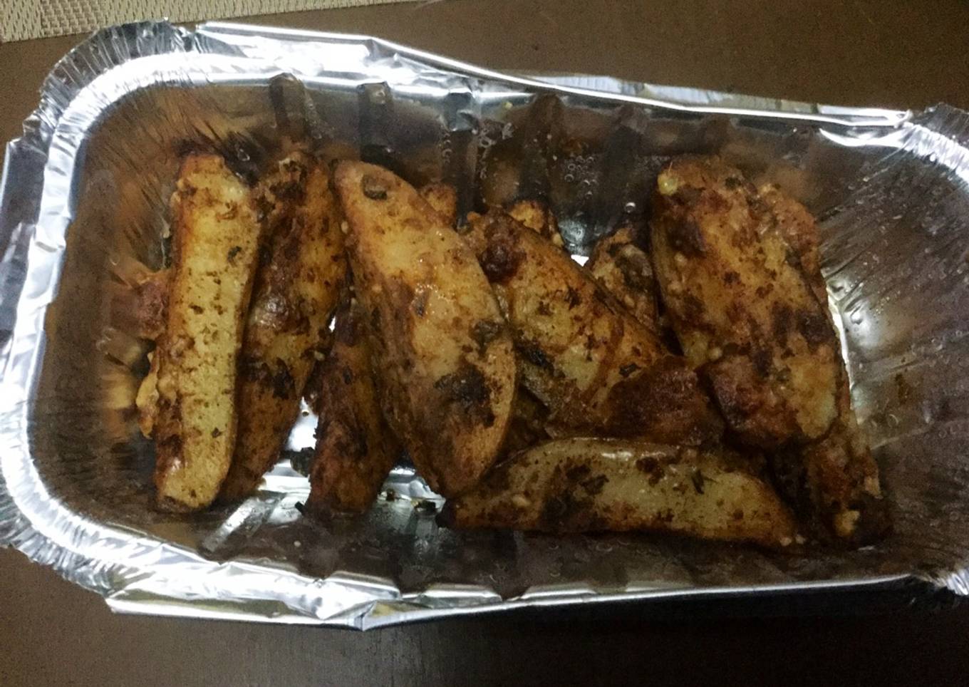 Potato wedge homemade style for thanksgiving