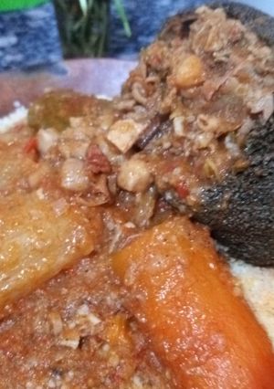 صورة لوصفة بربوشة بالعصبان 🌶️ حارة وبنينة