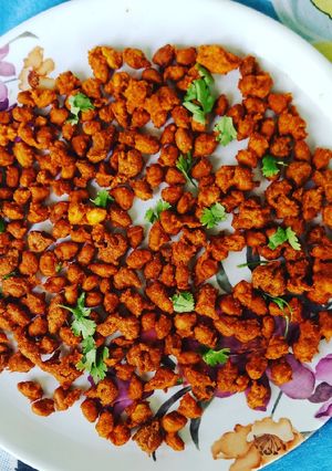 A picture of Badam pakoda.