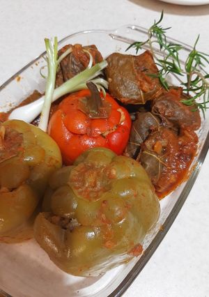 عکسی از دستور دلمه