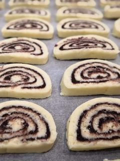 Glutén, tej és tojásmentes csokis keksz csiga recept fotója