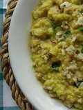 Riso integrale con crema di piselli e tonno (ricetta light)
