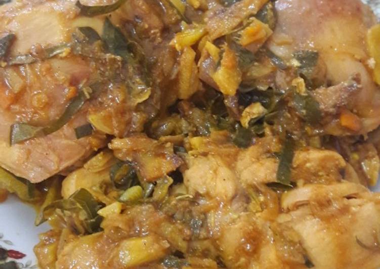 Bahan memasak Ayam Betutu bumbu iris, Lezat Sekali