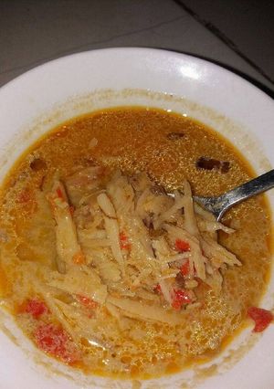 Foto resep Sayur rebung santen