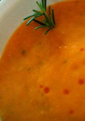 Una foto de Sopa cremosa de zapallo (a la mexicana)
