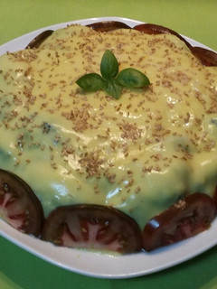 Una foto de Falso flan de brócoli