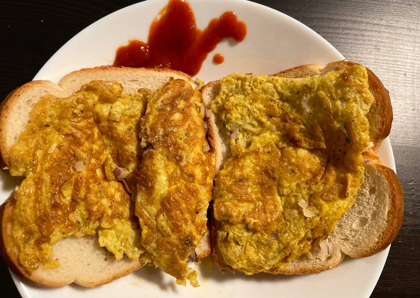 Indian Railway Station Omlette
