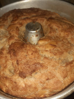 Una foto de Budín de pan sencillo