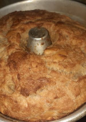 Una foto de Budín de pan sencillo