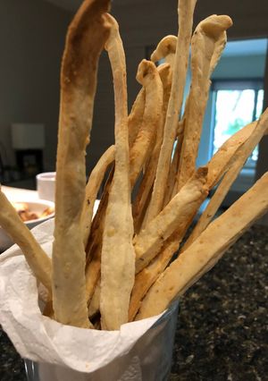 Una foto de Grisines caseros exquisitos