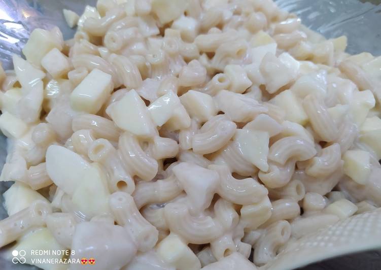 Cara Gampang Menyiapkan Macaroni Buah Mayo yang Bisa Manjain Lidah