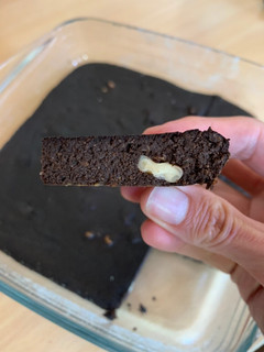 Una foto de Brownie saludableSin harina sin azúcar