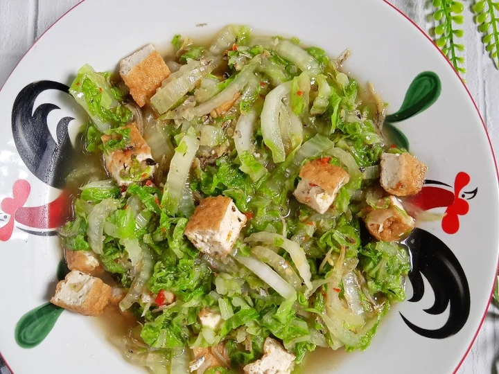 Langkah Gampang Menyiapkan Resep Tumis Sawi Putih+Tahu Aroma Terasi yang  Bikin Ketagihan Anti Ribet, Mantap Sekali