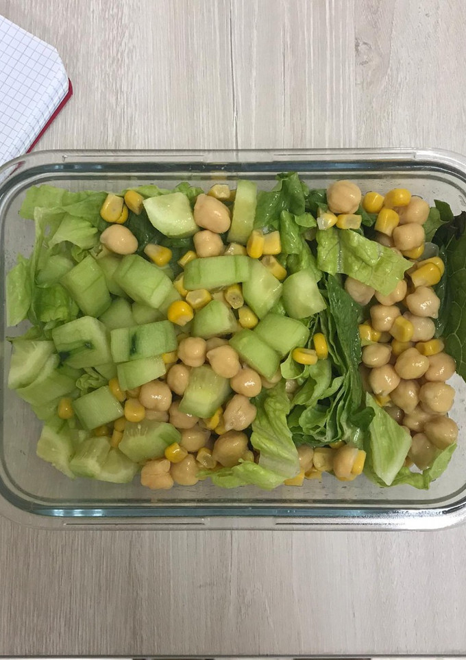 Una foto de Receta de tupper: ensalada rápida