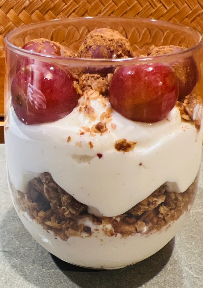 A picture of Grape 🍇 Parfait.