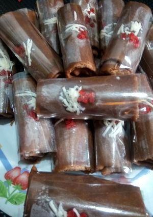 Foto resep Dadar gulung pisang coklat
