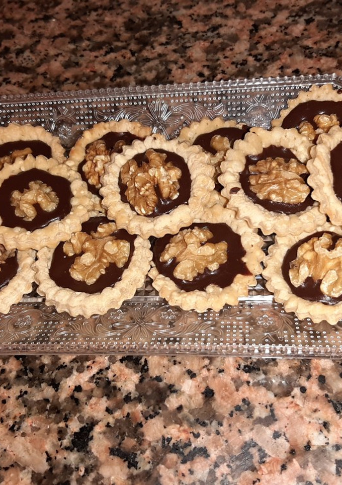 Una foto de Tartaletas con ganache de chocolate