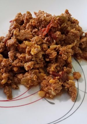 A picture of Snowy Day Pork Chili Breakfast.