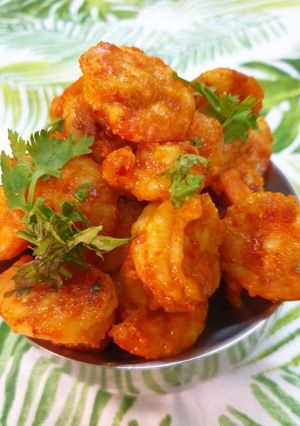 A picture of Prawns Peri Peri.