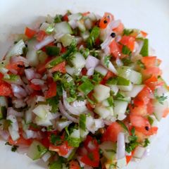 A picture of Arabic Shirazi Salad.