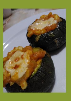 Una foto de Zapallitos rellenos vegetarianos. 🌱