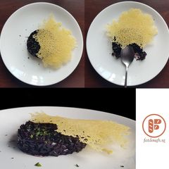 A picture of Black Rice Risotto.