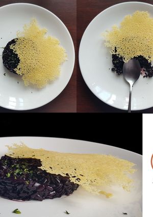 A picture of Black Rice Risotto.