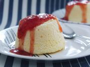 Una foto de flan de ricotta