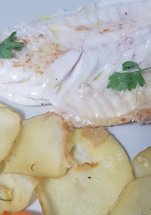 Una foto de 🐟Pargo a la plancha