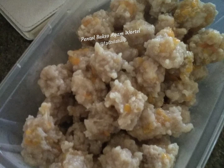 Langkah Mudah untuk Membuat Resep Pentol Bakso Ayam Wortel yang Enak Banget Anti Ribet, Mantap Sekali