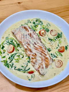 Foto resep Salmon Creamy Sauce