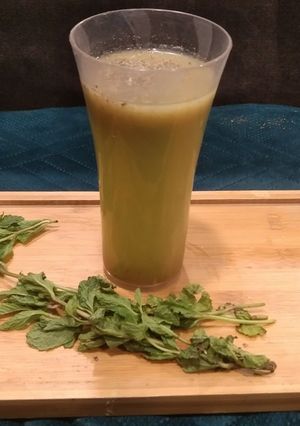 A picture of Mint cucumber juice.