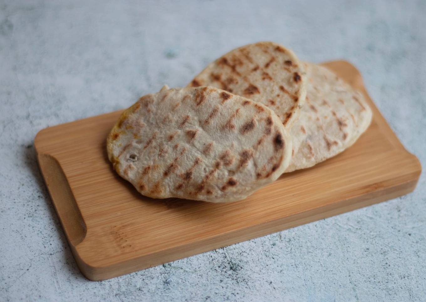 Homemade flatbread