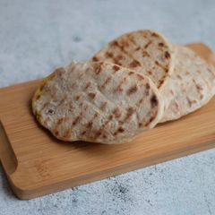 A picture of Homemade flatbread.